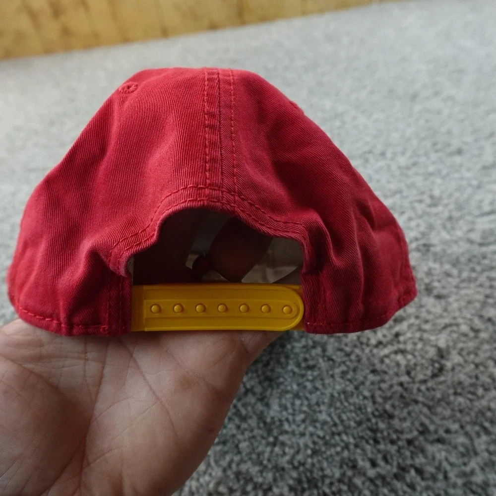Kansas City Chiefs Hat Mens L Snap Back Cap Red Yellow NFL Football New Era Logo
